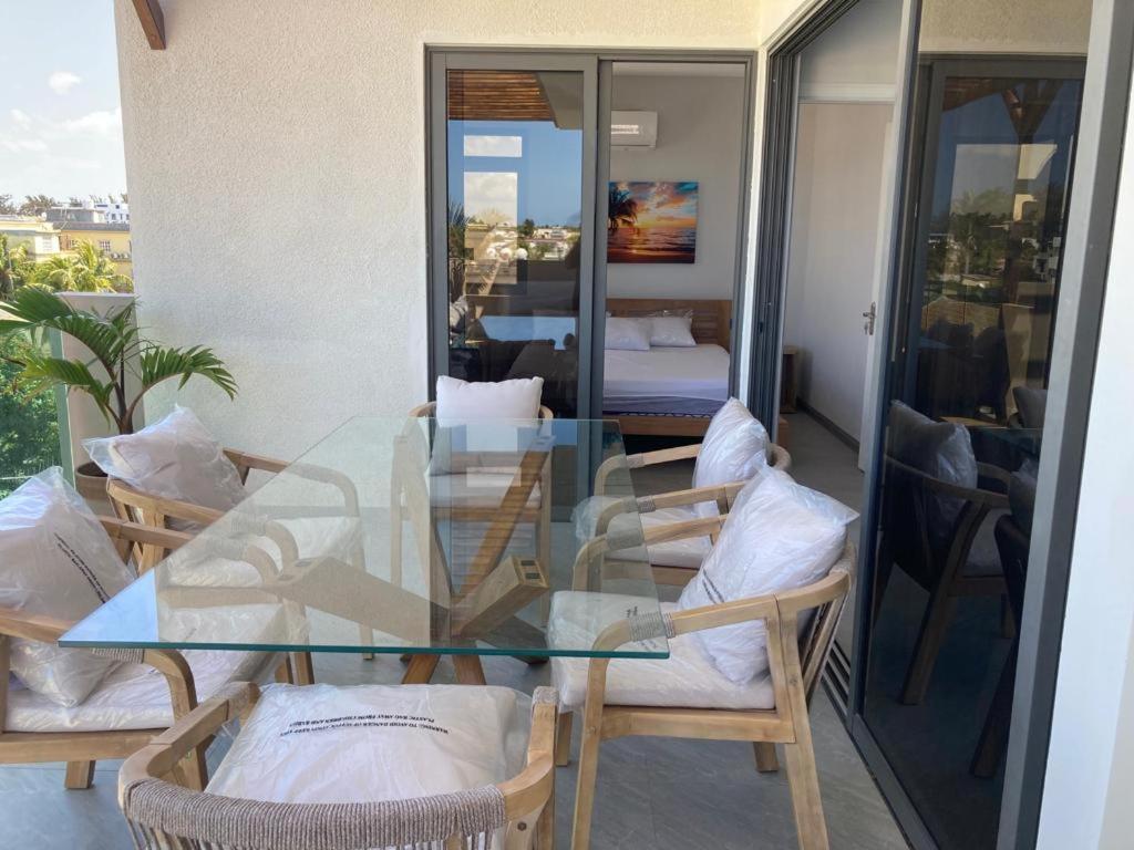 Splendide Penthouse Vue Mer A 5 Mn A Pied De La Plage Flic-en-Flacq Eksteriør bilde
