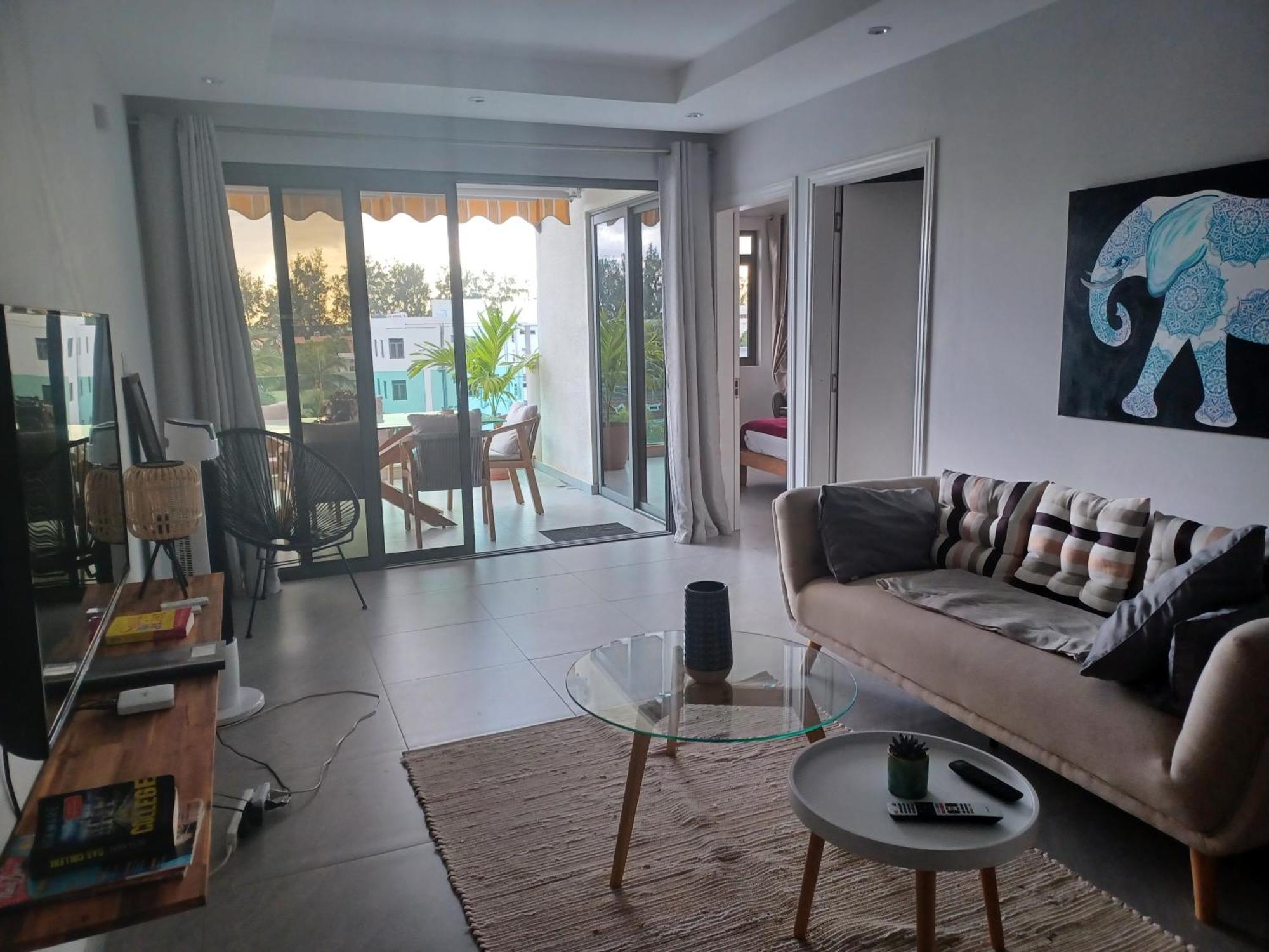 Splendide Penthouse Vue Mer A 5 Mn A Pied De La Plage Flic-en-Flacq Eksteriør bilde