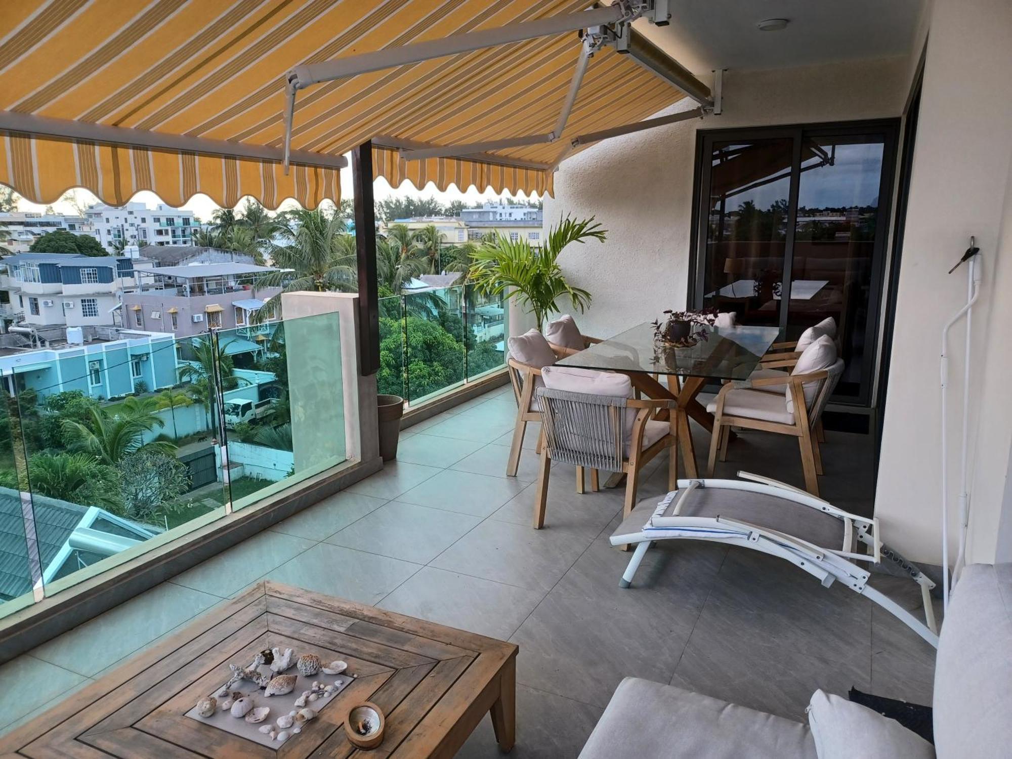 Splendide Penthouse Vue Mer A 5 Mn A Pied De La Plage Flic-en-Flacq Eksteriør bilde