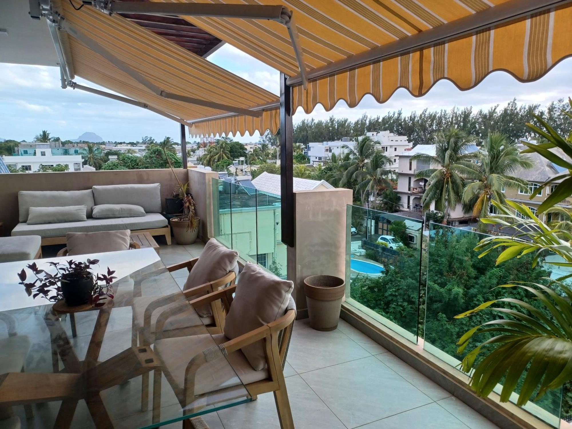 Splendide Penthouse Vue Mer A 5 Mn A Pied De La Plage Flic-en-Flacq Eksteriør bilde