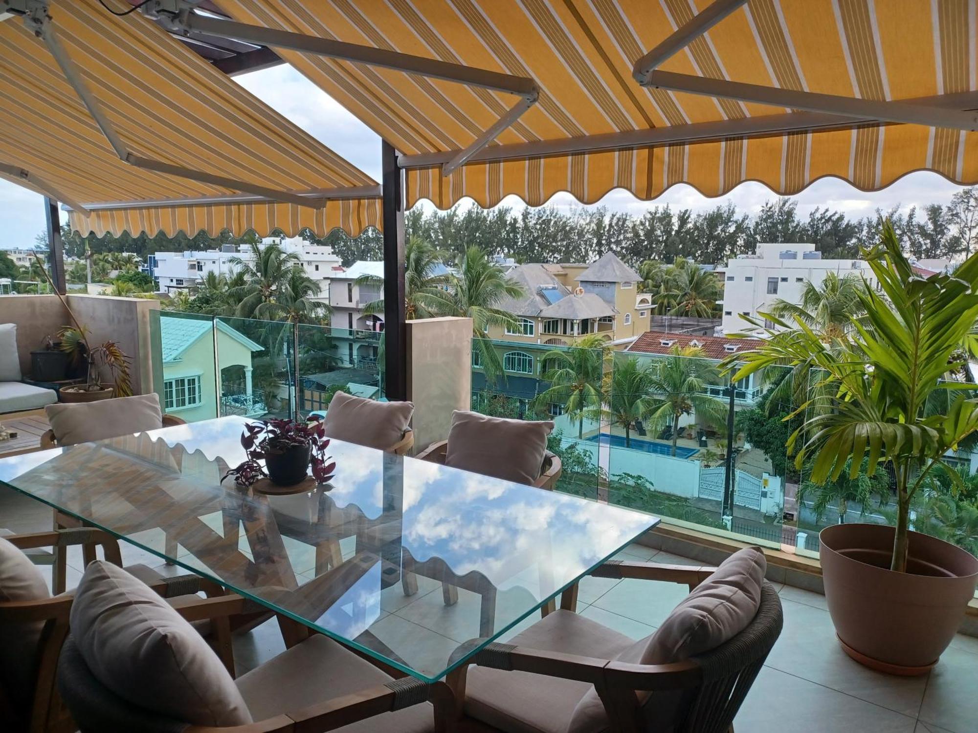 Splendide Penthouse Vue Mer A 5 Mn A Pied De La Plage Flic-en-Flacq Eksteriør bilde