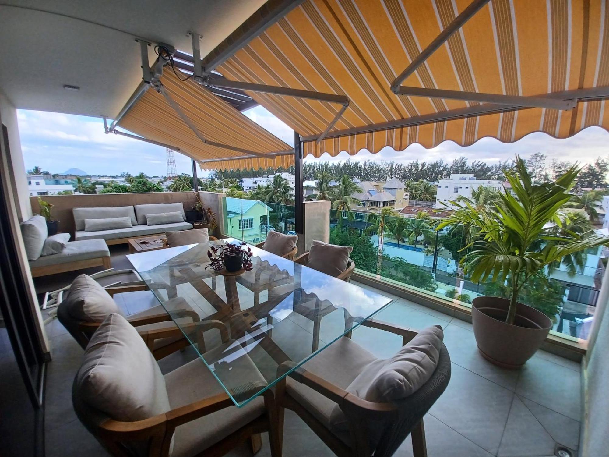 Splendide Penthouse Vue Mer A 5 Mn A Pied De La Plage Flic-en-Flacq Eksteriør bilde